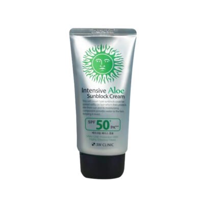 3W Clinic Intensive Aloe Sunblock Cream SPF50+ PA+++