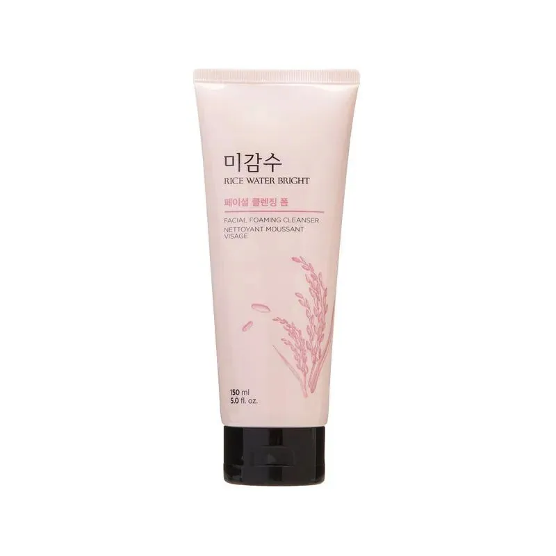 The-Face-Shop-Rice-Water-Bright-Facial-Foaming-Cleanser-1 The Body Shop Rice Water Bright Foaming Facial Cleanser - Image 1